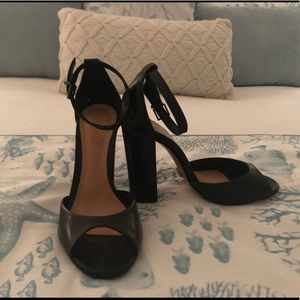 Black Schutz high heel sandal